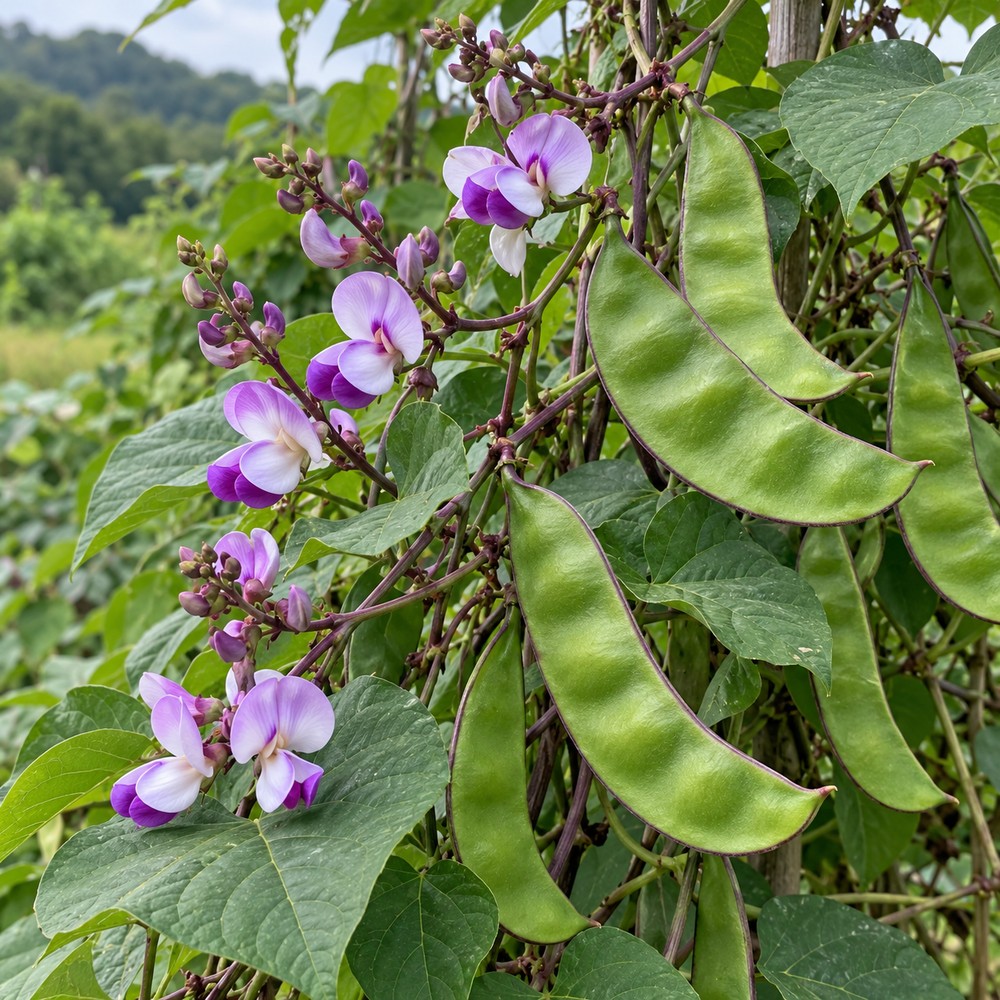 Hyacinth bean — Living plant / source habitat
