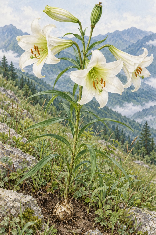 Lily bulb — Living plant / source habitat