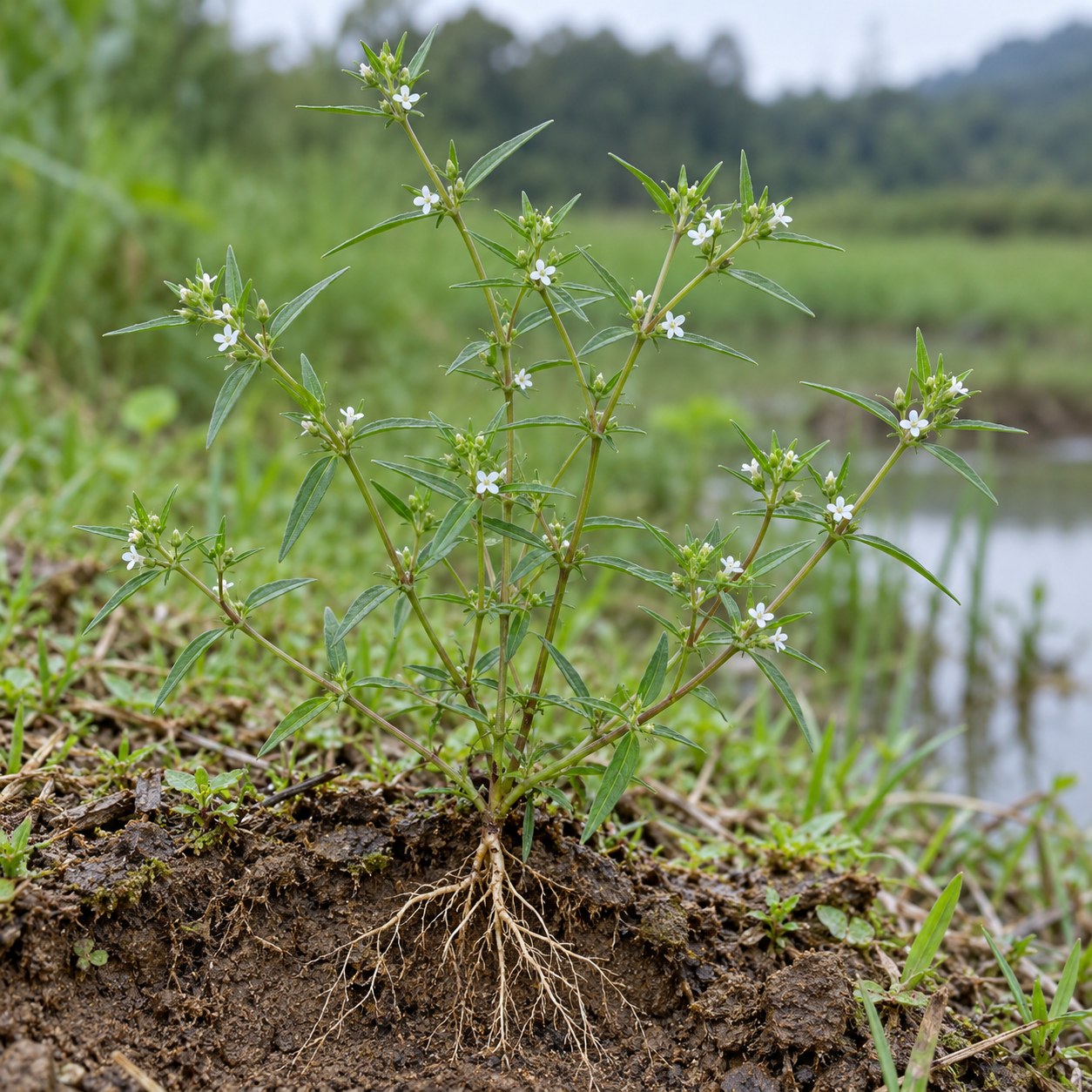 Bai Hua She She Cao · spreading hedyotis — Living plant / source habitat
