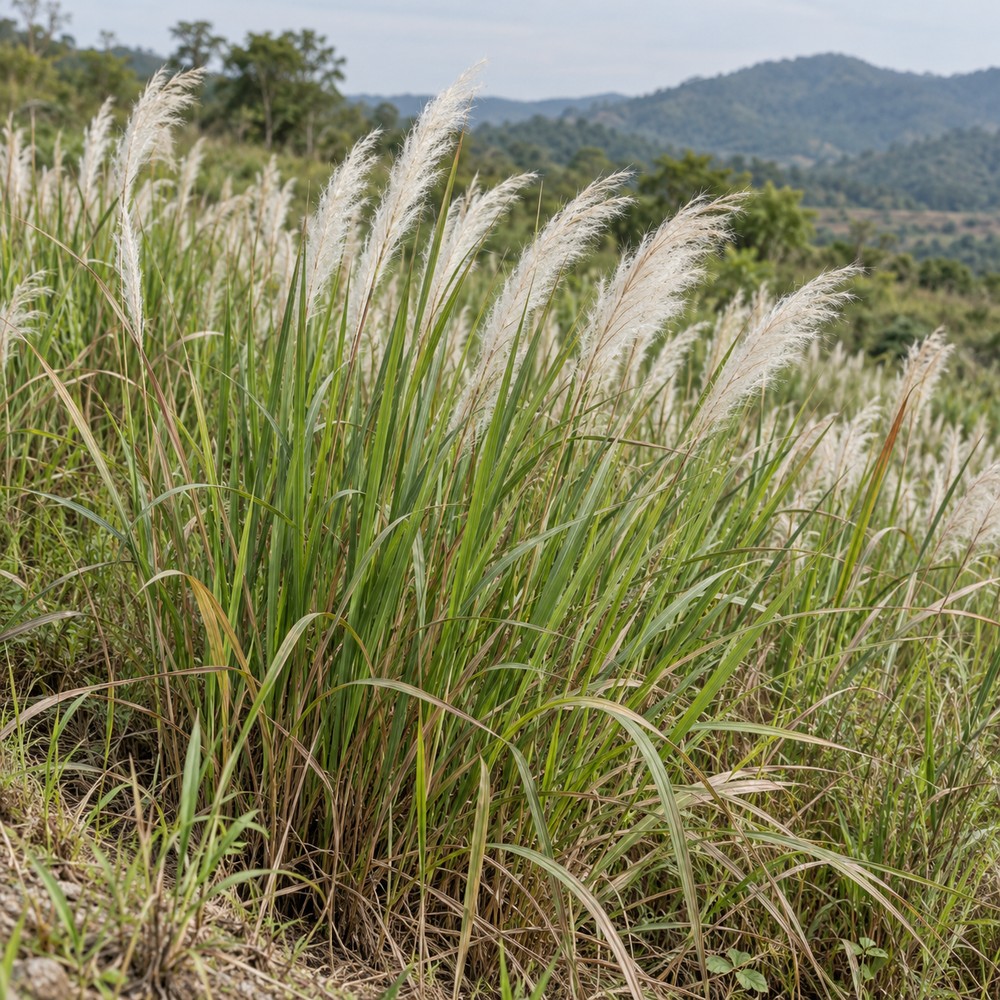 Cogongrass rhizome — Living plant / source habitat