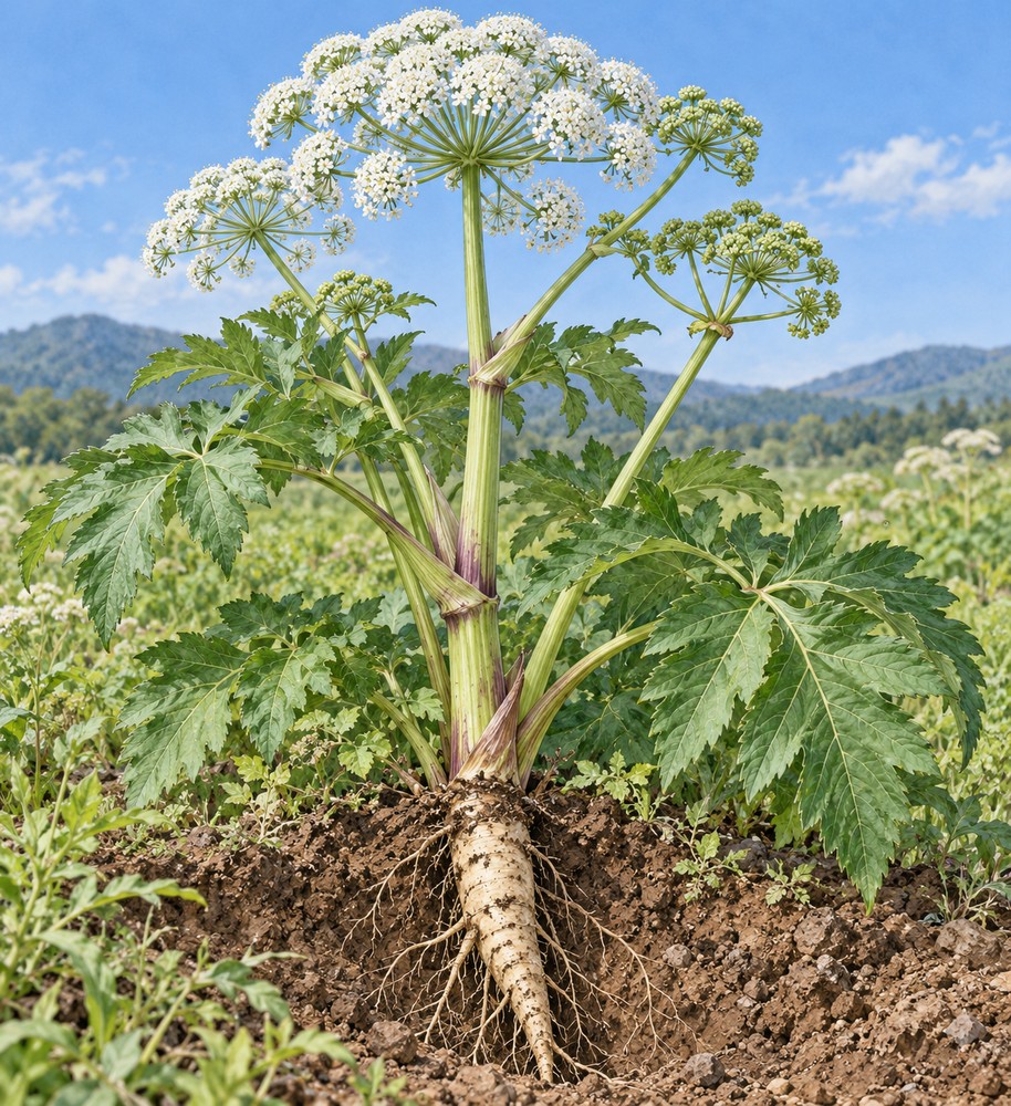Dahurian angelica — Living plant / source habitat