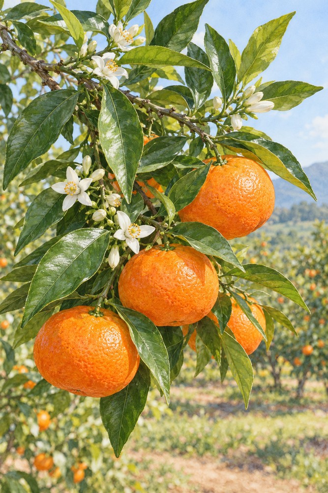 Tangerine peel — Living plant / source habitat