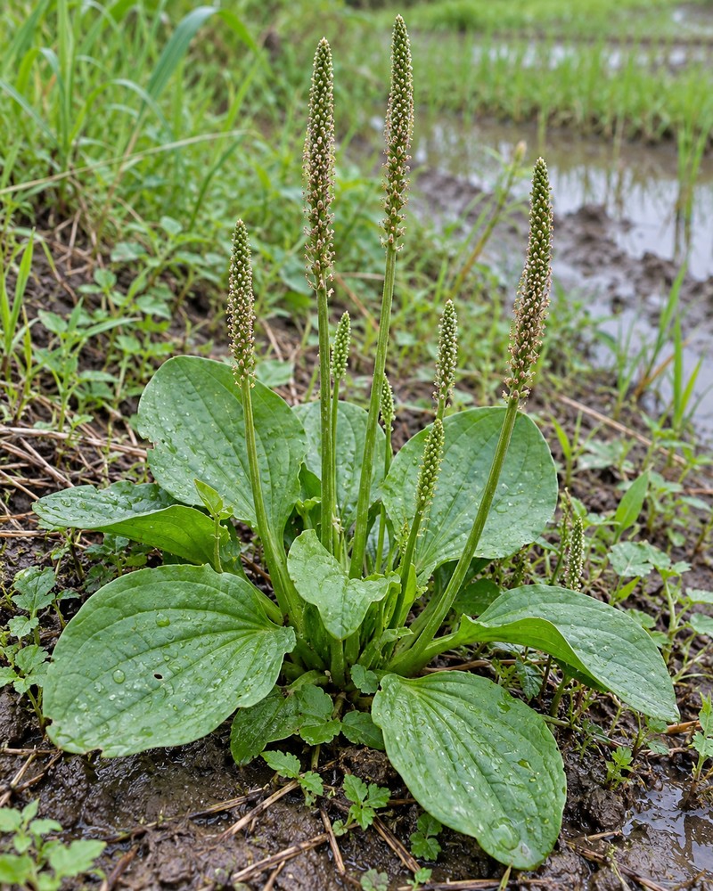 Che Qian Zi · Asiatic plantain seed — Living plant / source habitat