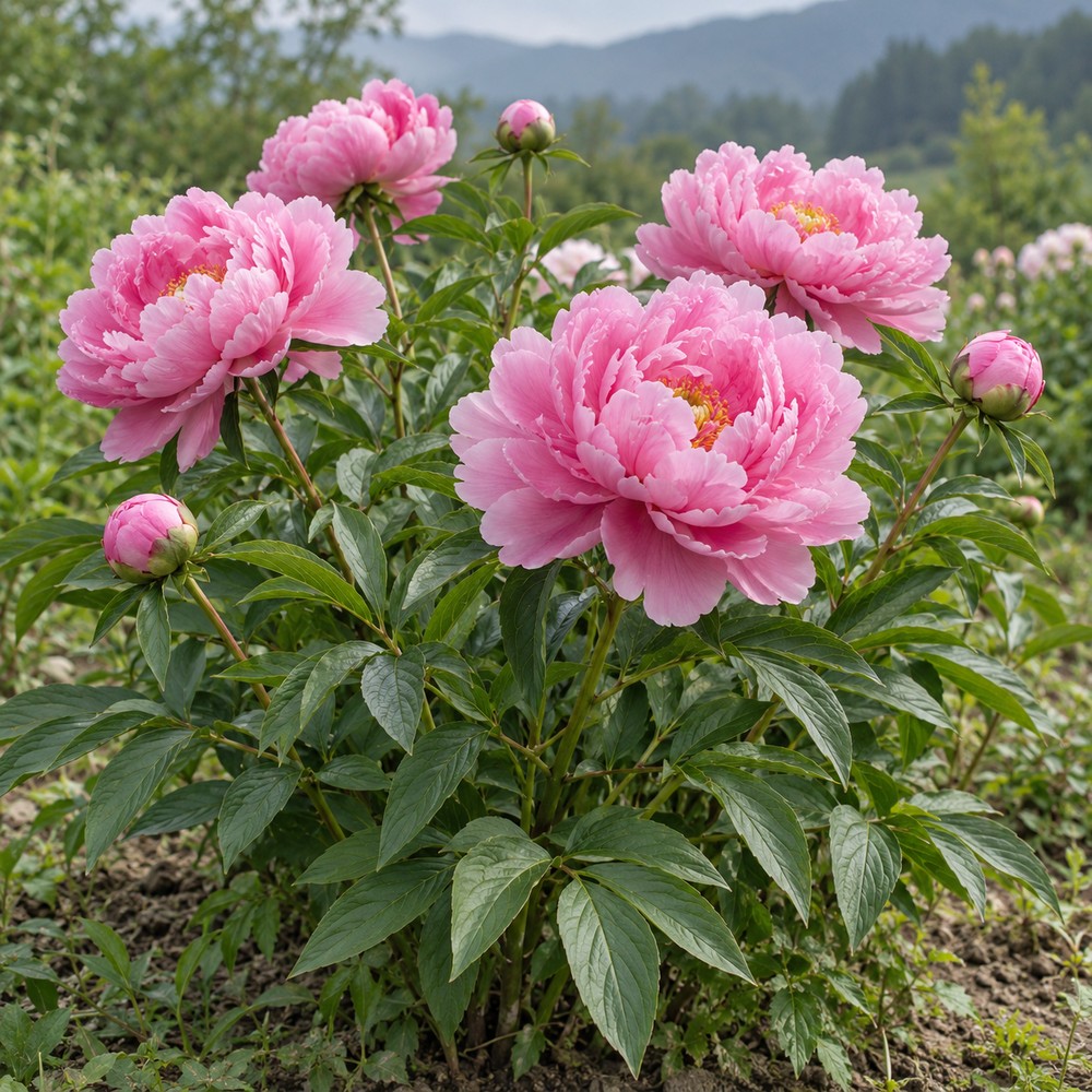 Red peony root — Living plant / source habitat
