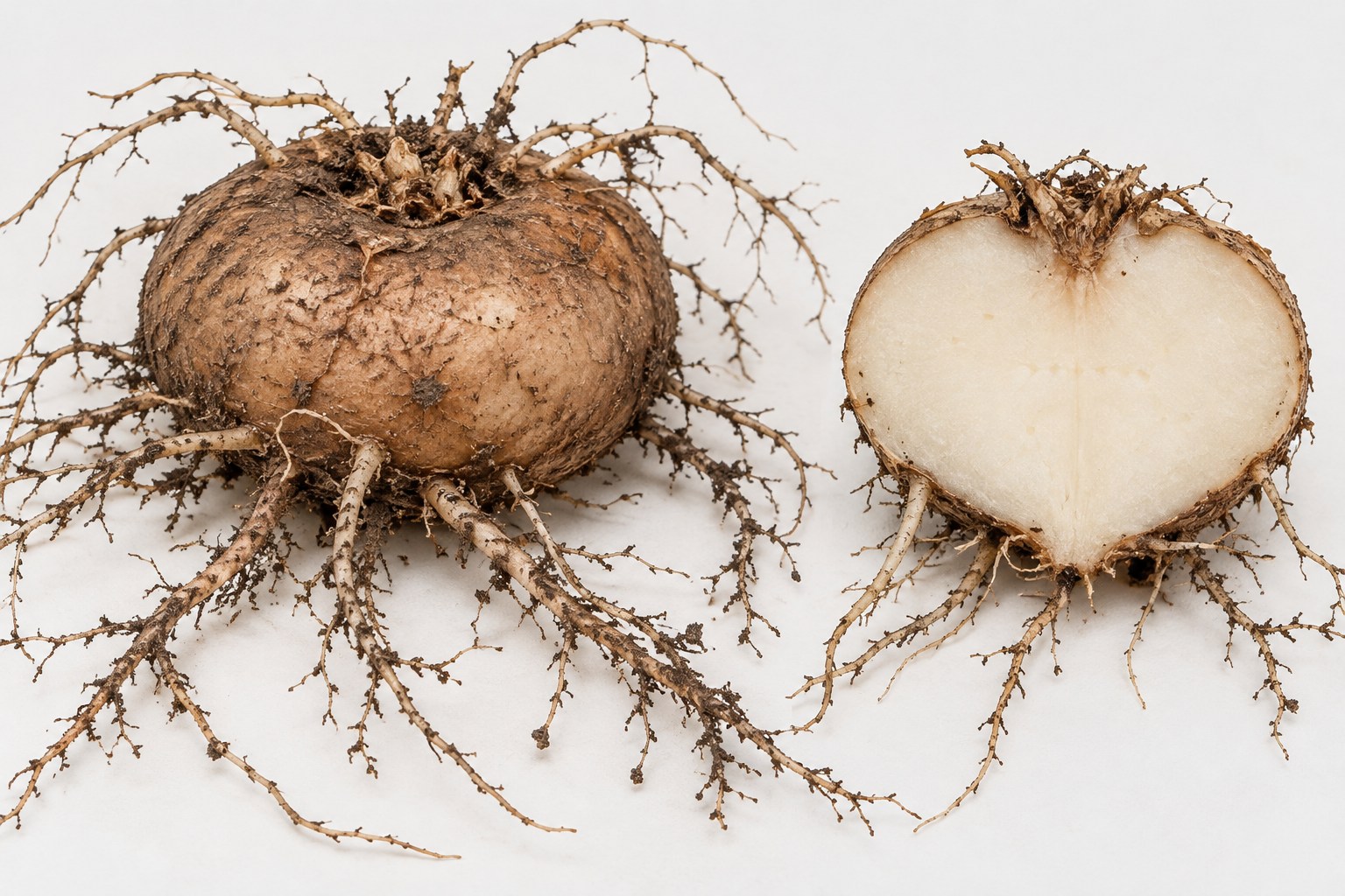 Cyclamen tuber illustrating the topic under discussion