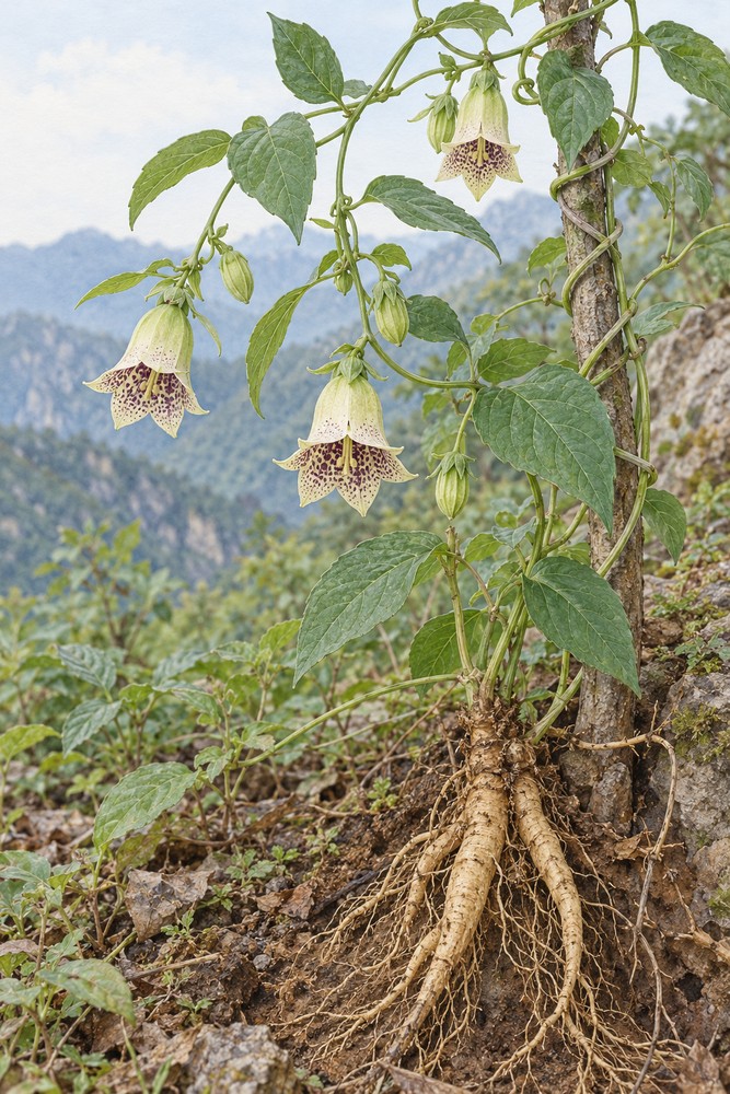 Pilose asiabell root — Living plant / source habitat