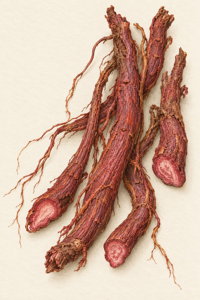 Danshen · red sage — Dried materia medica