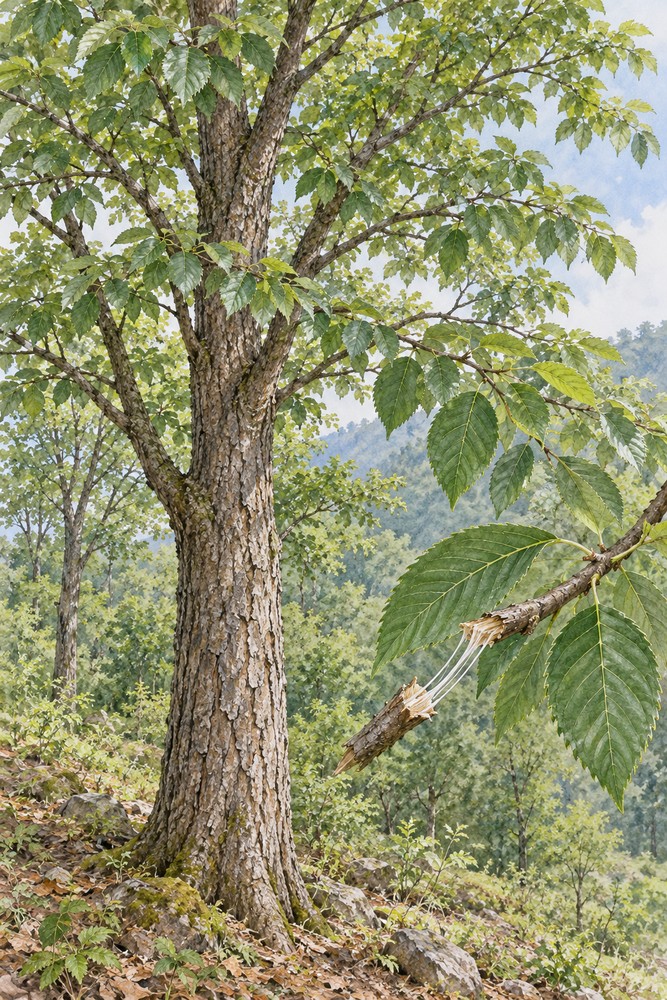 Eucommia bark — Living plant / source habitat