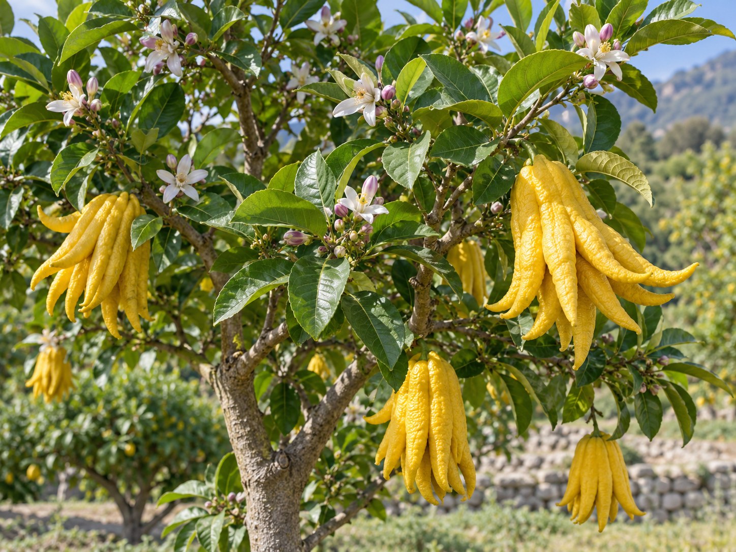 Fo Shou · Finger citron — Living plant / source habitat