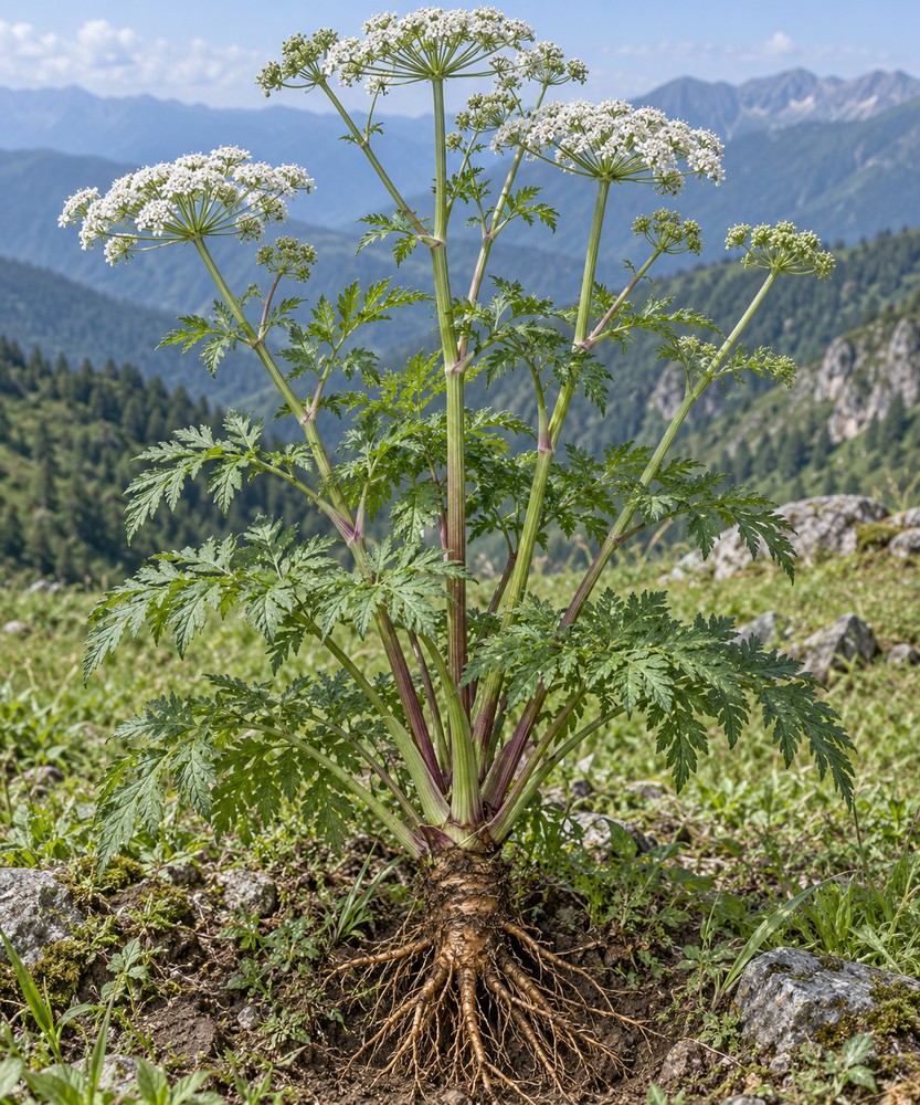 Gao Ben — Living plant / source habitat