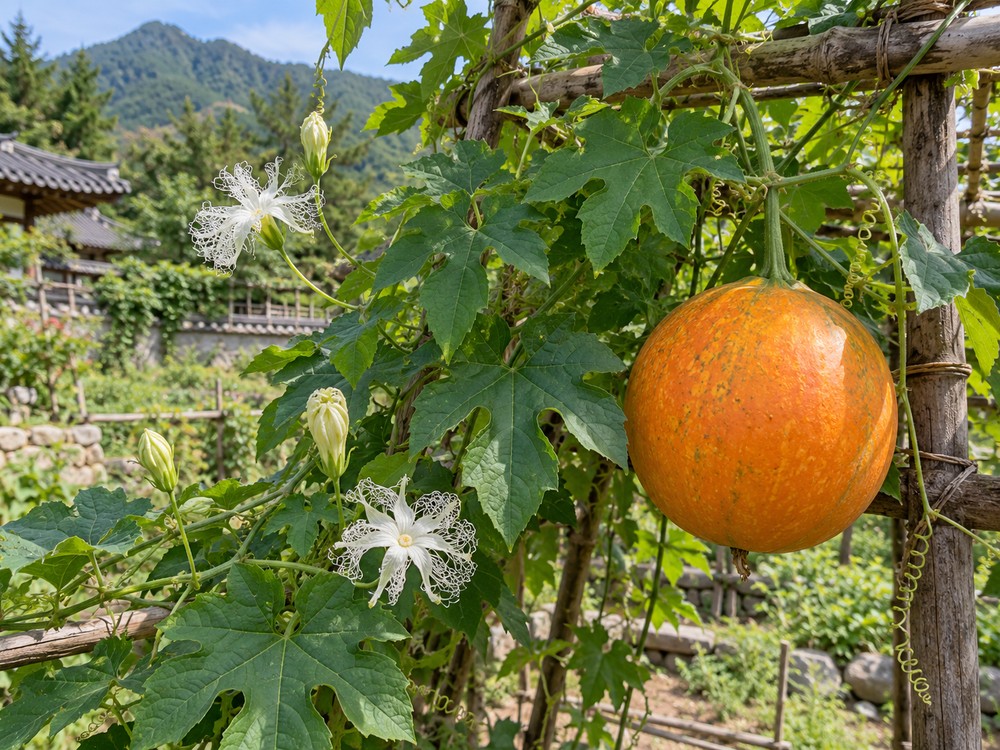 Gua Lou (Trichosanthes fruit) — Living plant / source habitat