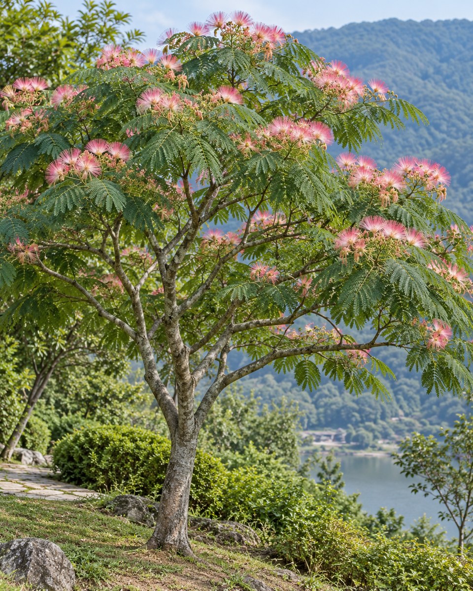 He Huan Pi · silk-tree bark — Living plant / source habitat