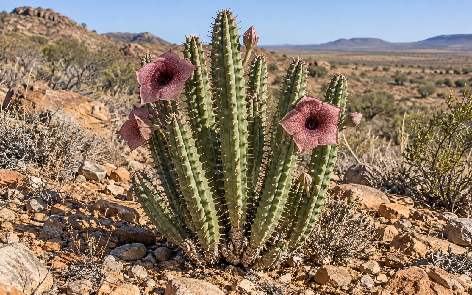 Hoodia (Hoodia gordonii) — dried-drug features