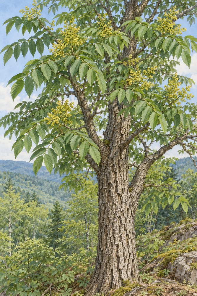 Amur corktree bark — Living plant / source habitat