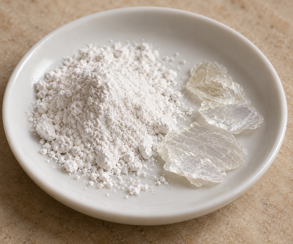 Talc — dried material