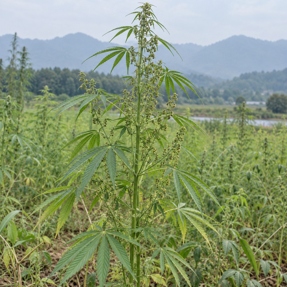 Hemp seed kernel — Living plant / source habitat