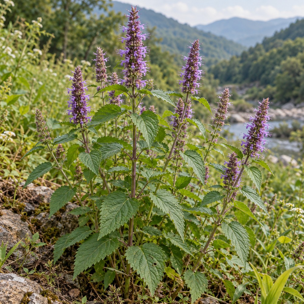 Wrinkled giant hyssop — Living plant / source habitat