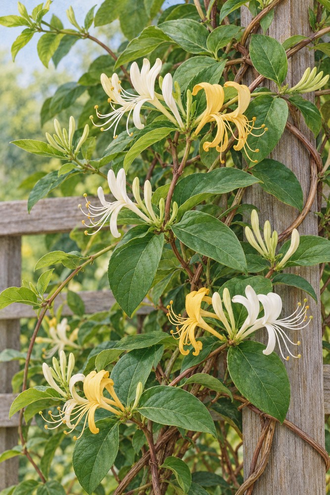 Japanese honeysuckle — Living plant / source habitat