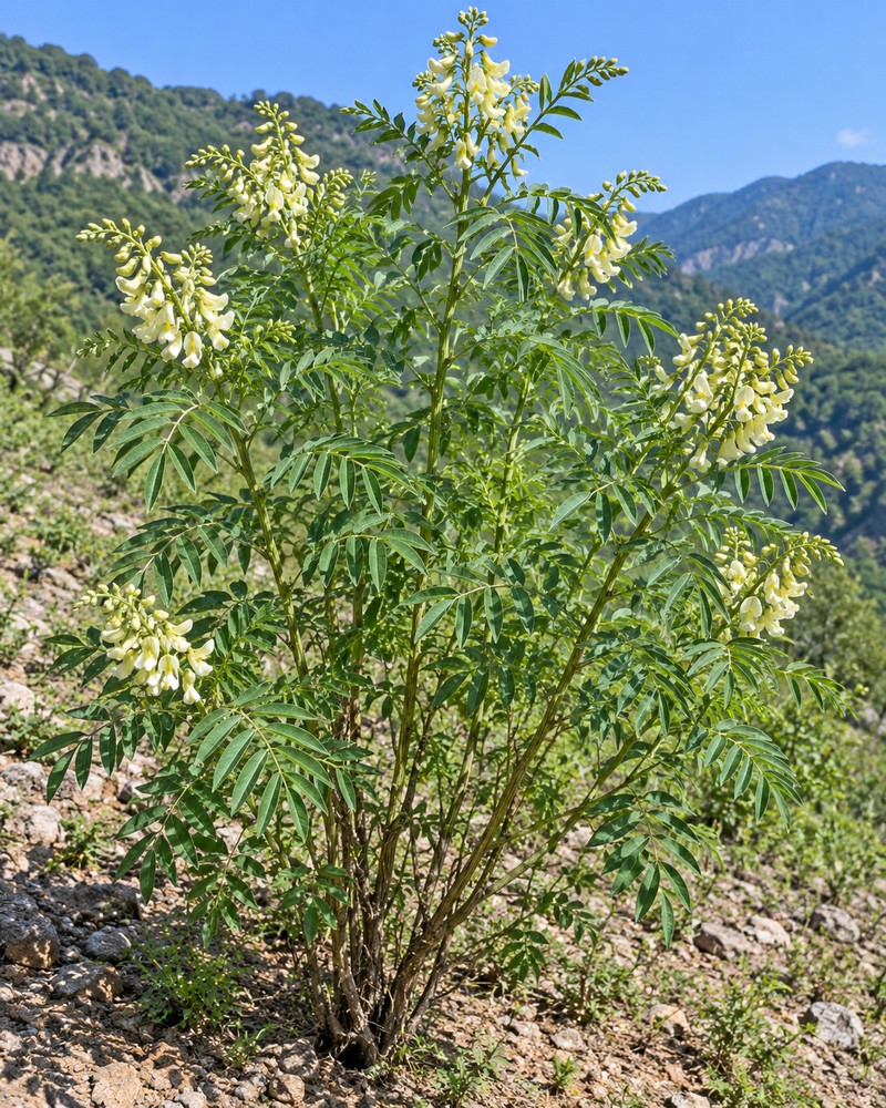 Ku Shen · lightyellow sophora root — Living plant / source habitat