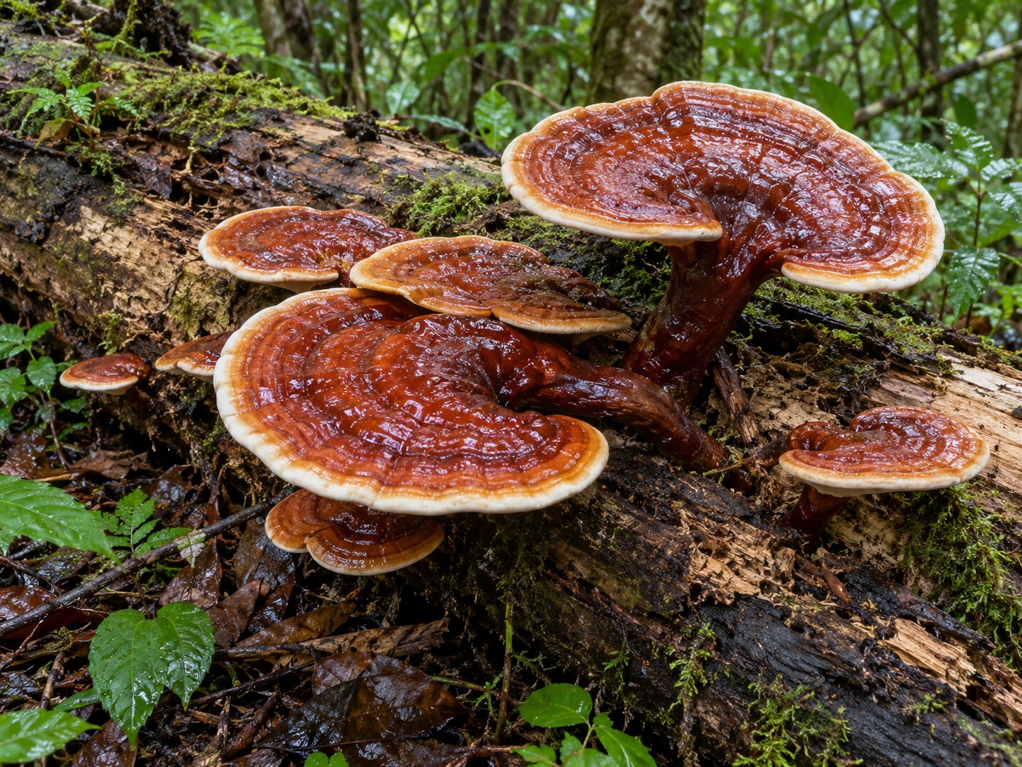 Ling Zhi · Reishi mushroom — Living plant / source habitat