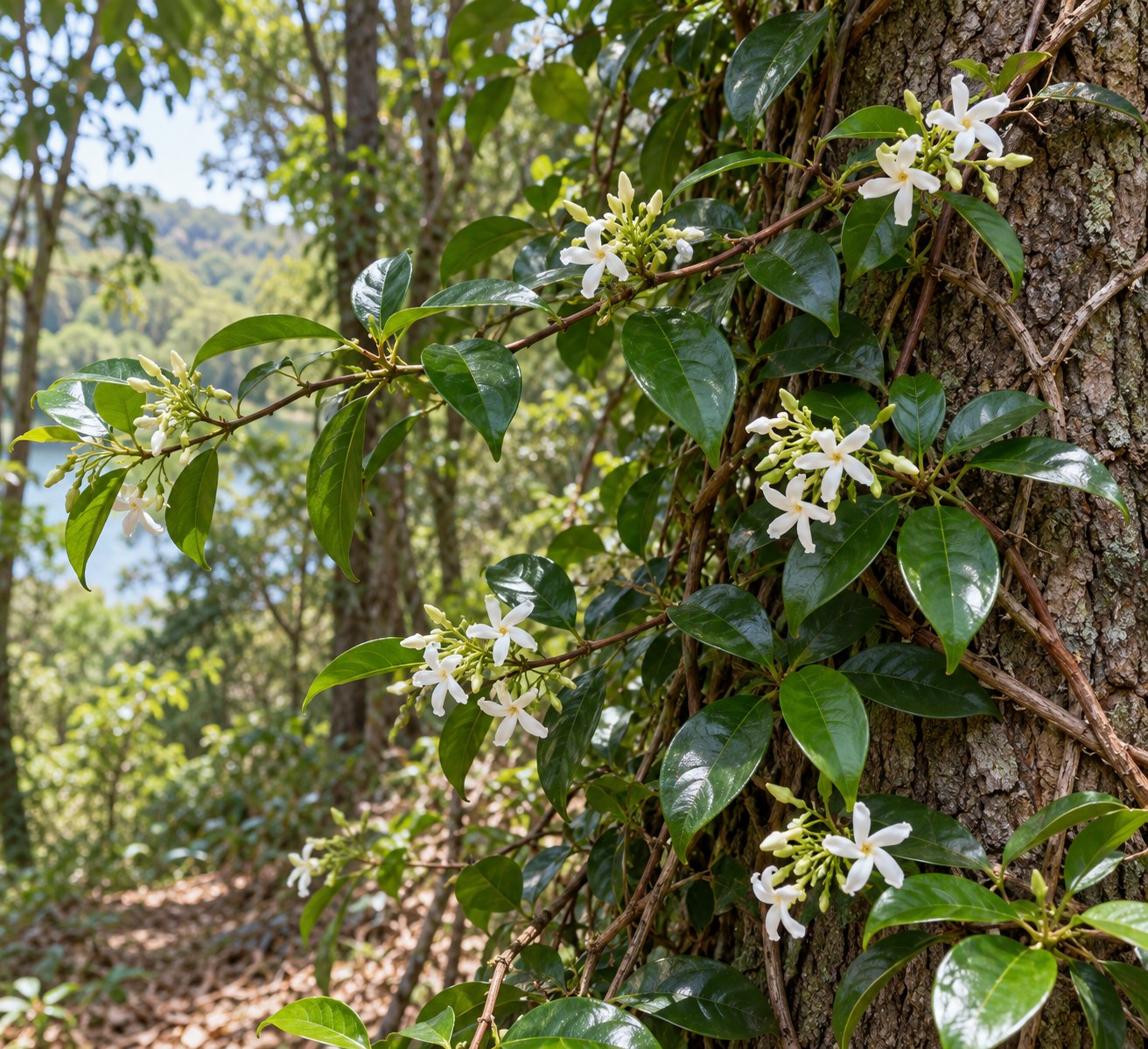 Luo Shi Teng · star jasmine vine — Living plant / source habitat