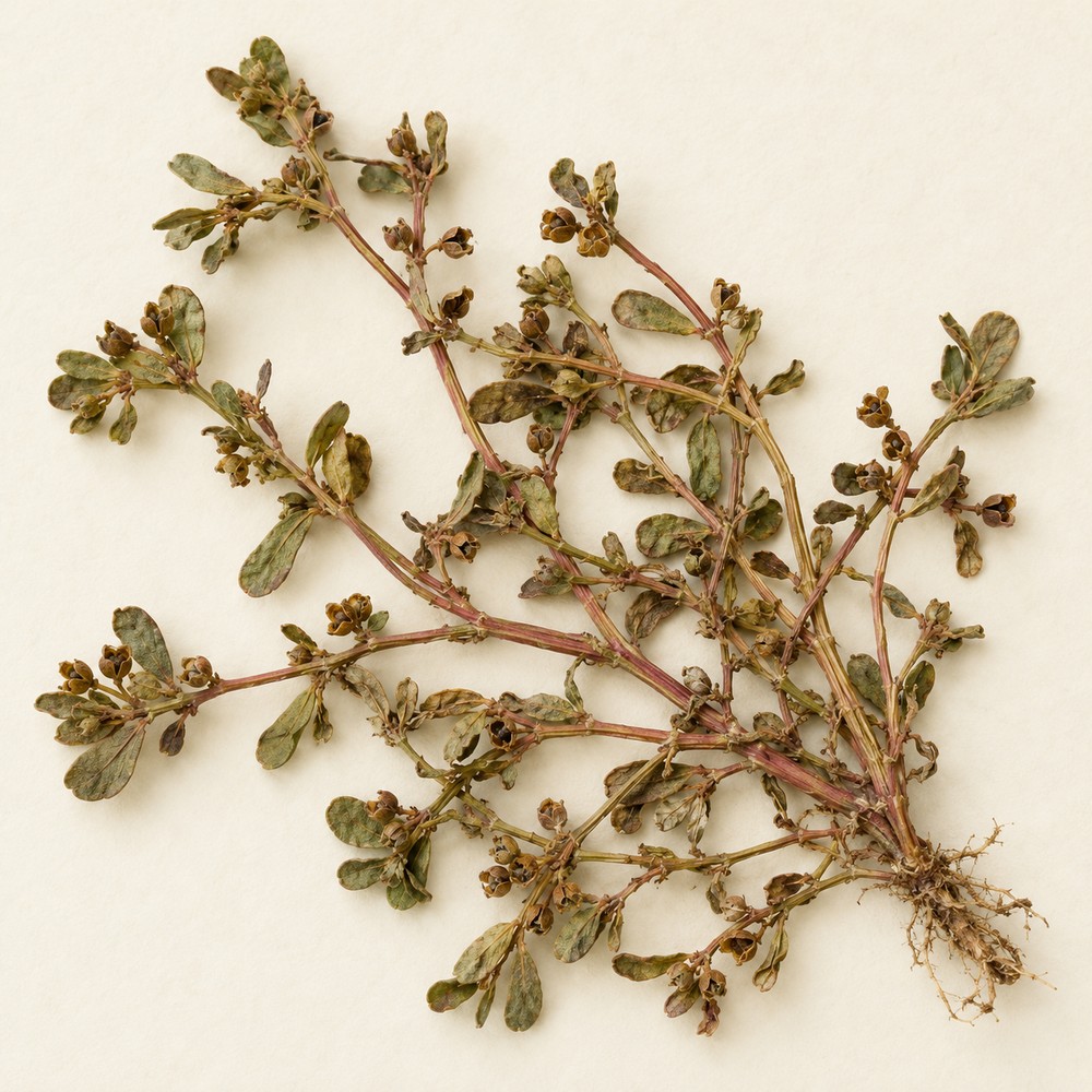 Common purslane herb — Dried materia medica