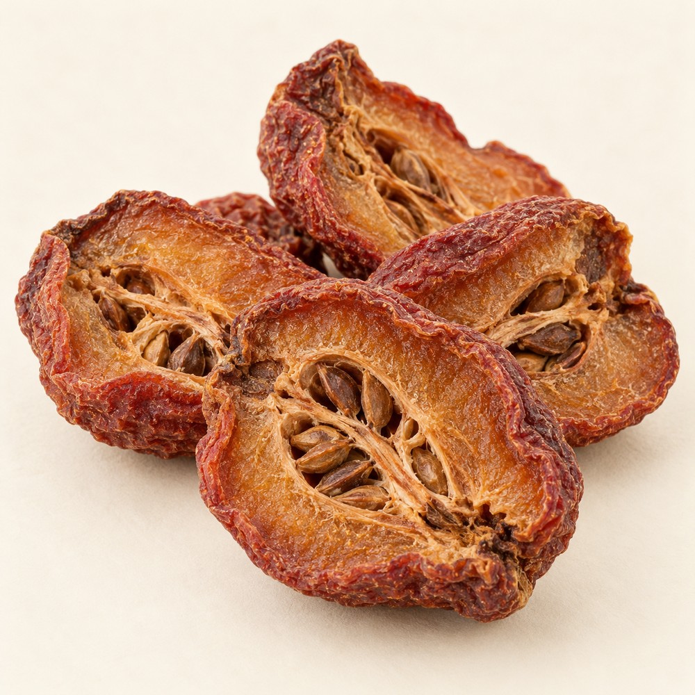Chinese flowering quince fruit — Dried materia medica