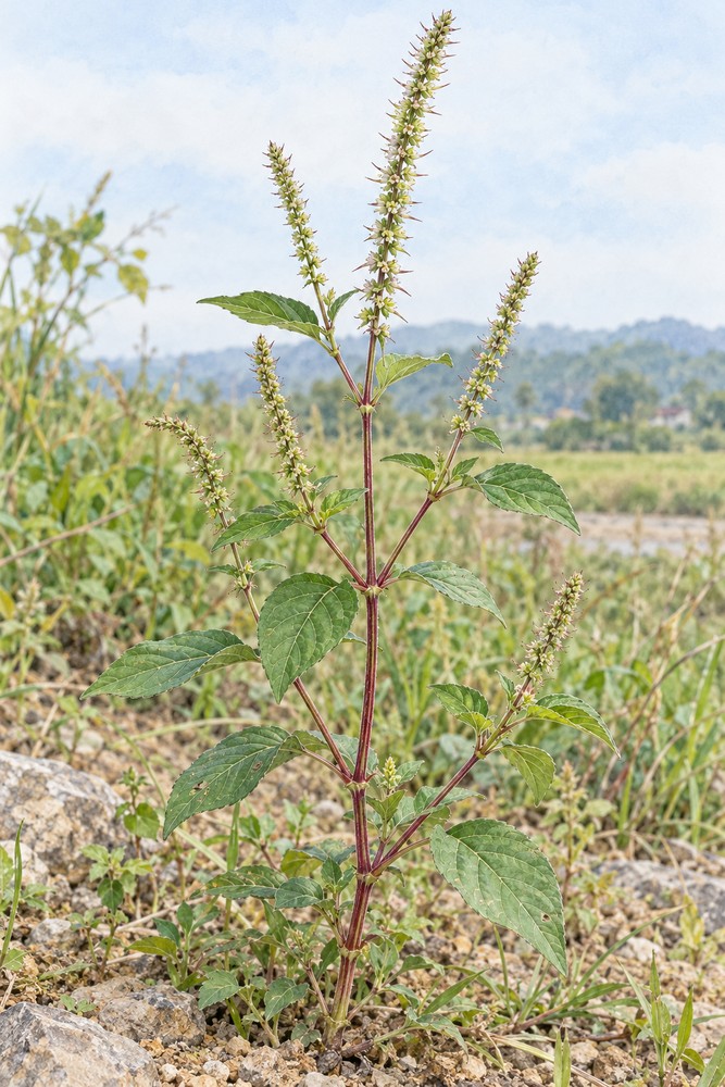 Two-toothed achyranthes — Living plant / source habitat