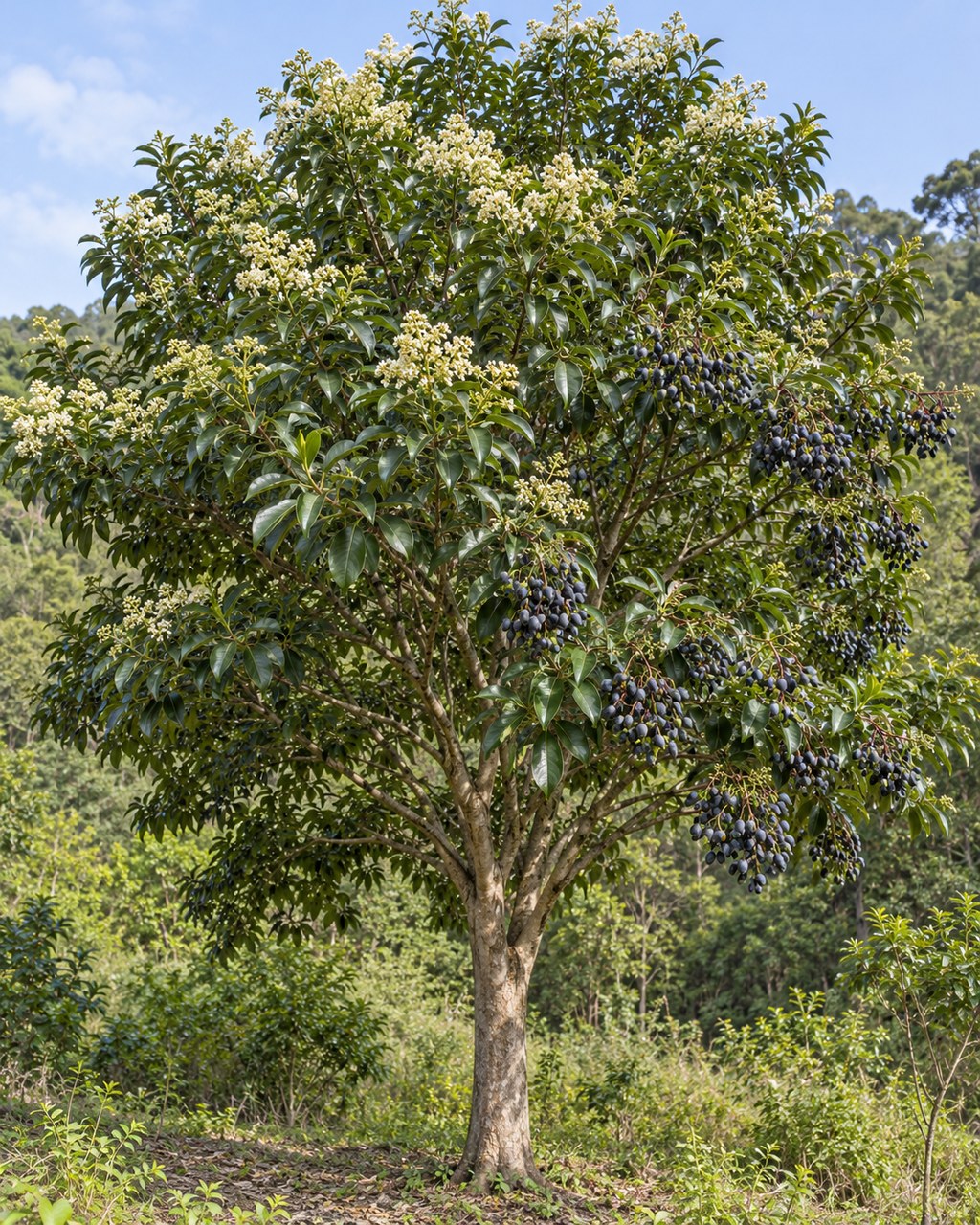 Nu Zhen Zi · glossy privet fruit — Living plant / source habitat