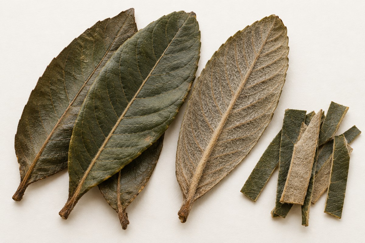 Pi Pa Ye · loquat leaf — Dried materia medica