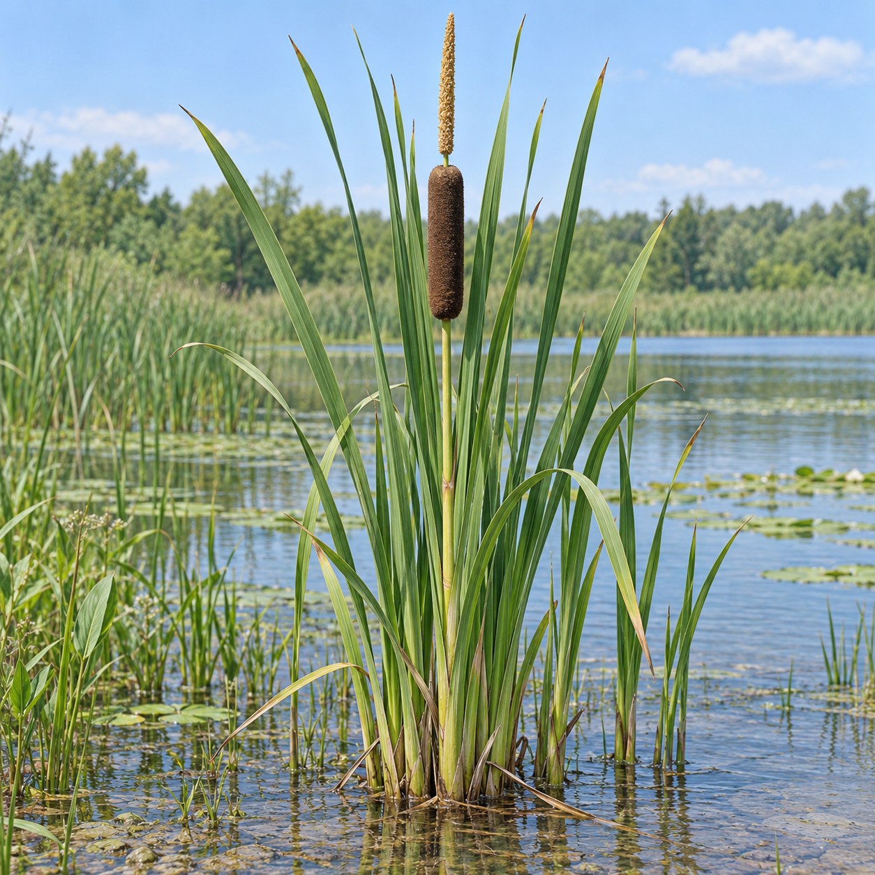 Pu Huang · cattail pollen — Living plant / source habitat