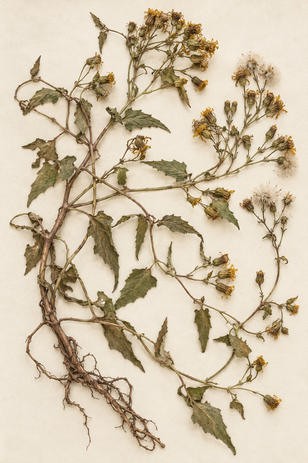 Qian Li Guang · climbing groundsel — Dried materia medica