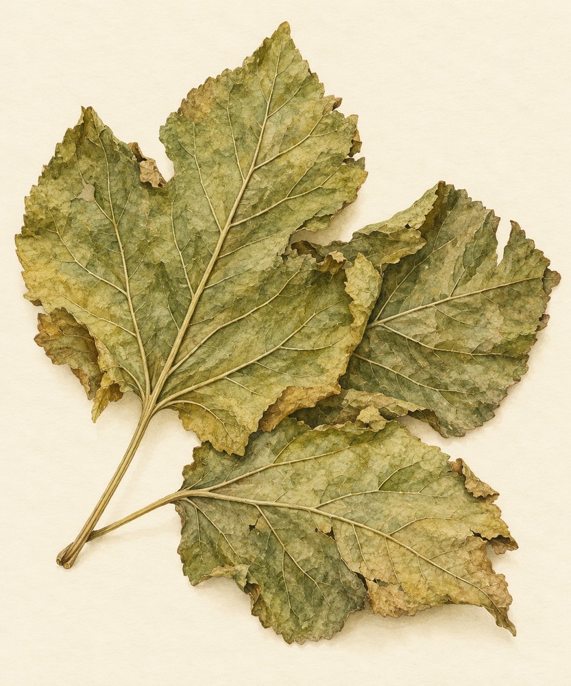 Mulberry leaf — Dried materia medica