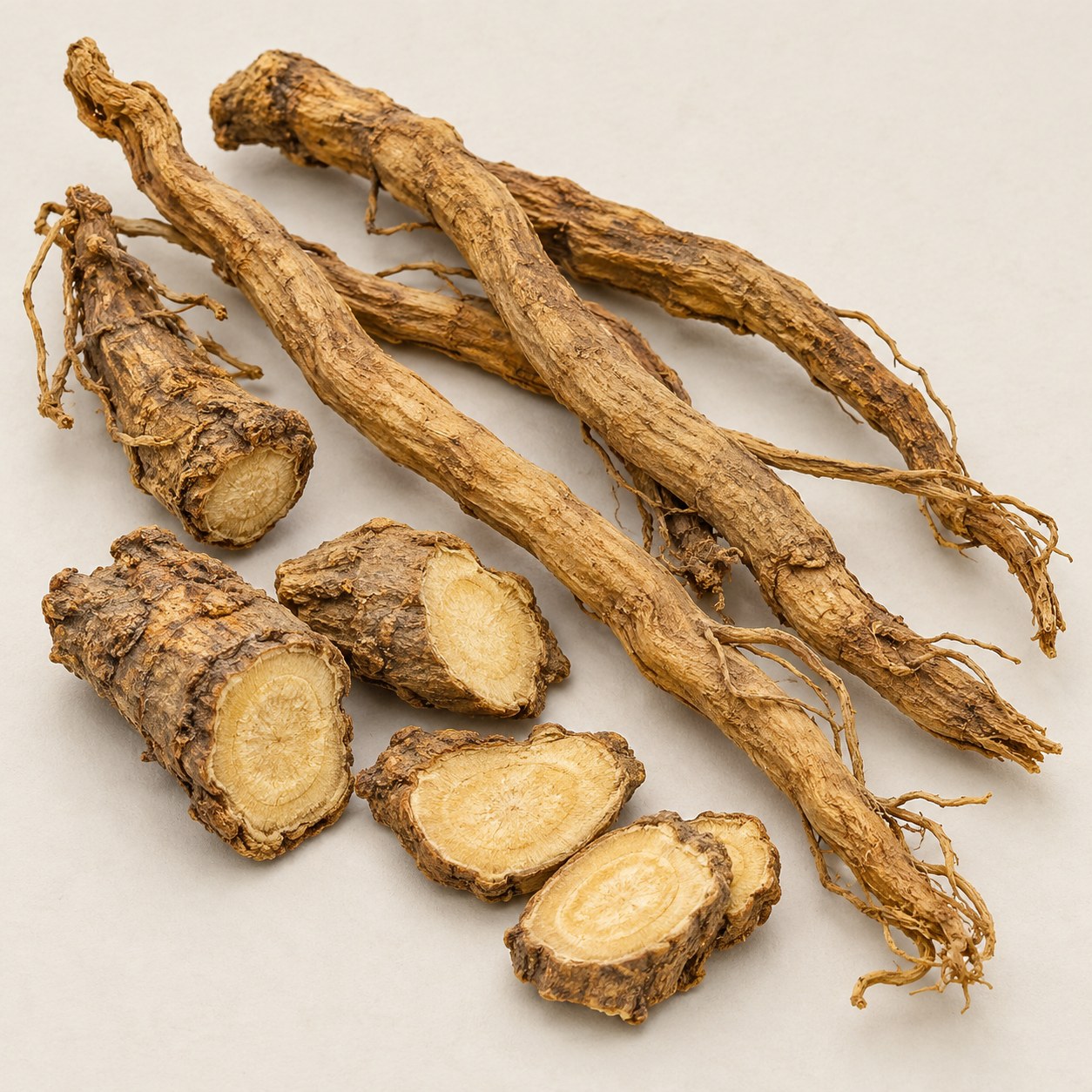 Shan Dou Gen · Vietnamese sophora root — Dried materia medica