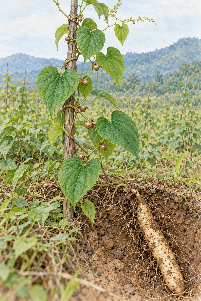 Chinese yam — Living plant / source habitat