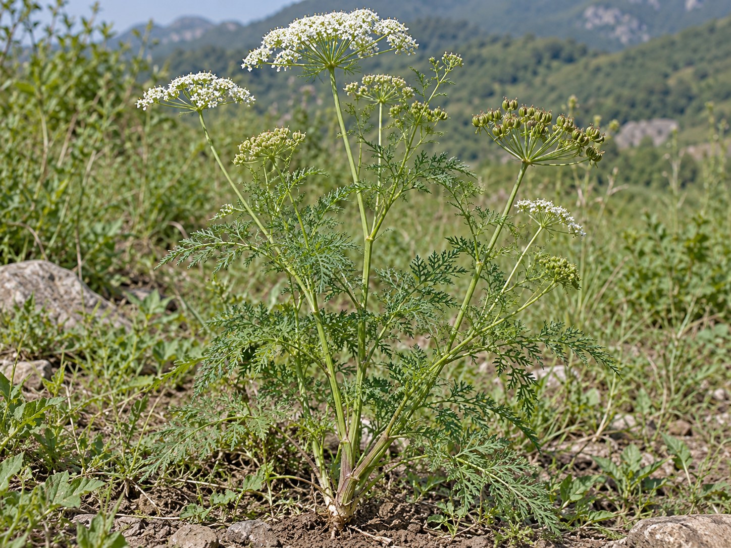 She Chuang Zi · Cnidium fruit — Living plant / source habitat