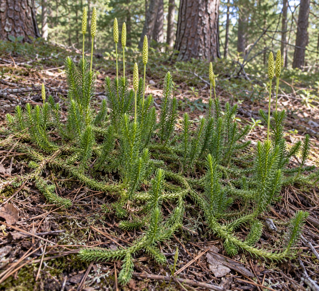 Shen Jin Cao · Japanese clubmoss — Living plant / source habitat