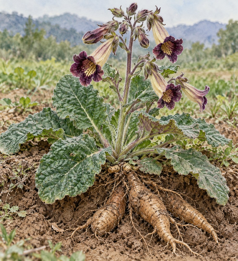 Prepared rehmannia root — Living plant / source habitat