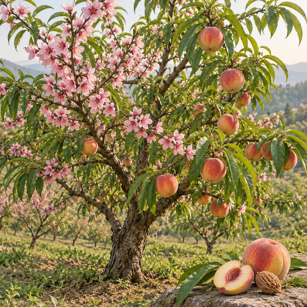 Peach kernel — Living plant / source habitat
