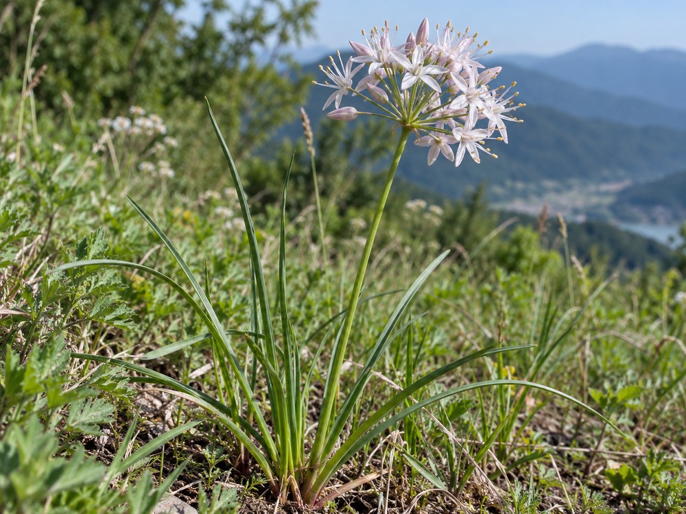 Xie Bai (longstamen onion bulb) — Living plant / source habitat