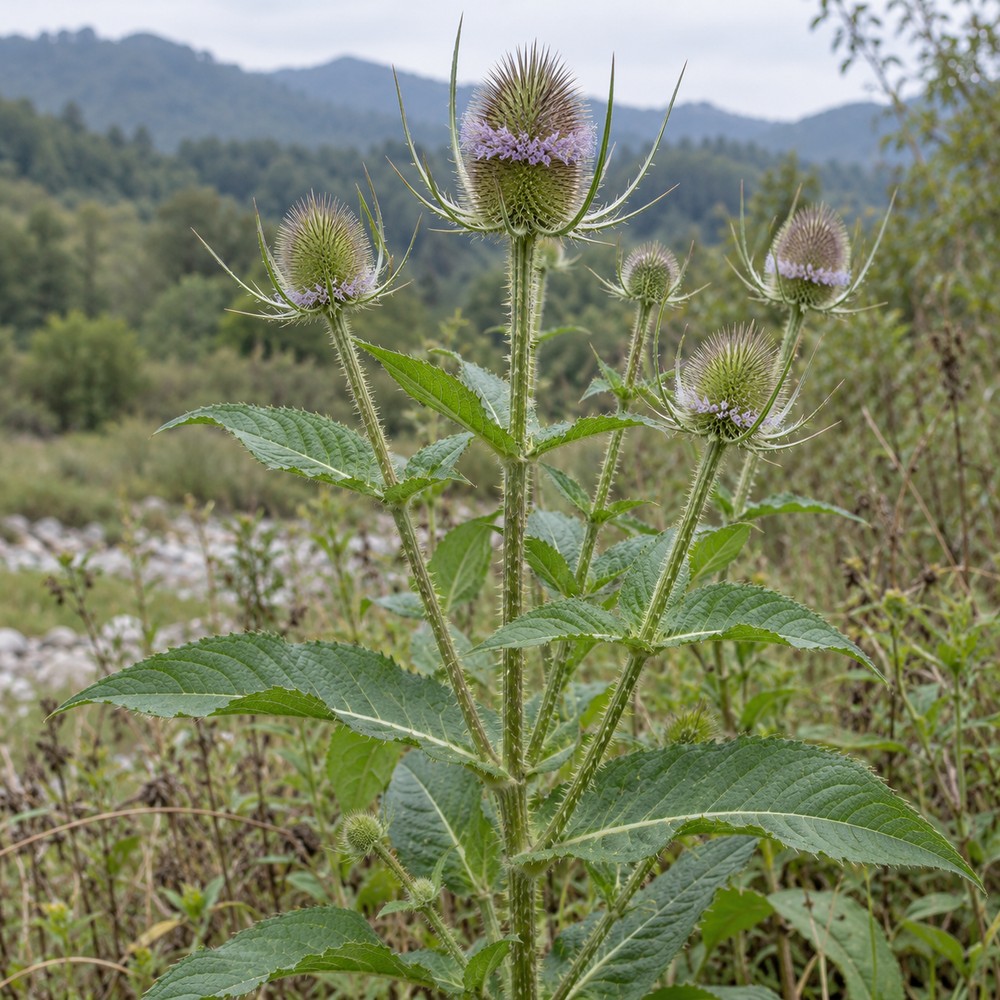 Teasel root — Living plant / source habitat