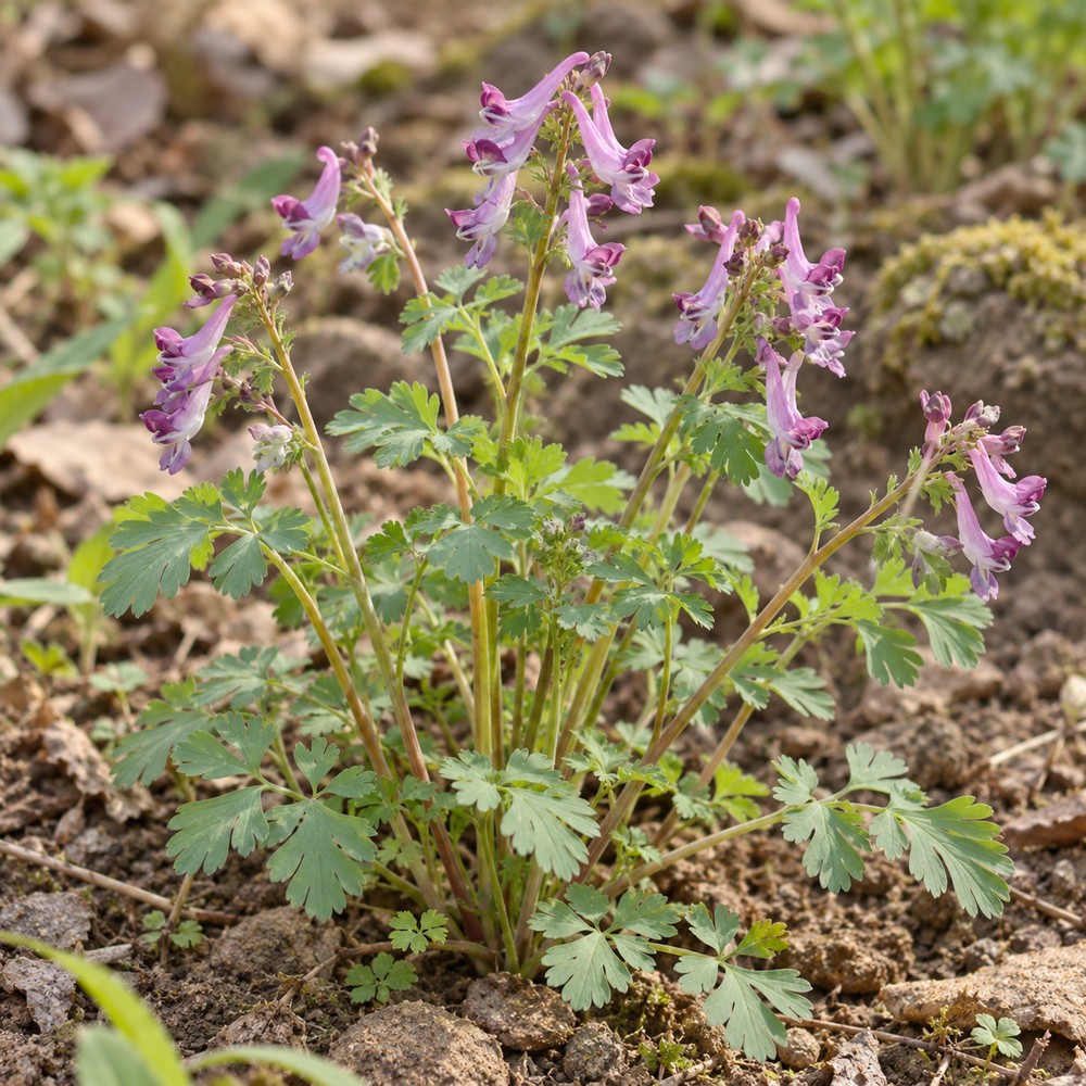 Yanhusuo tuber — Living plant / source habitat