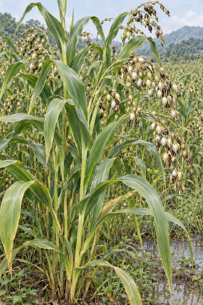 Coix seed — Living plant / source habitat
