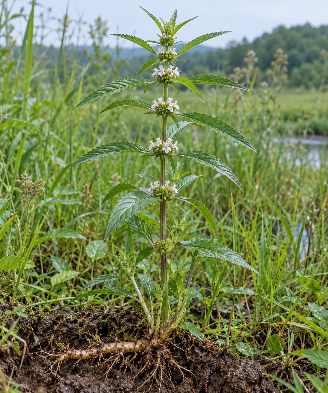 Ze Lan · hirsute bugleweed herb — Living plant / source habitat