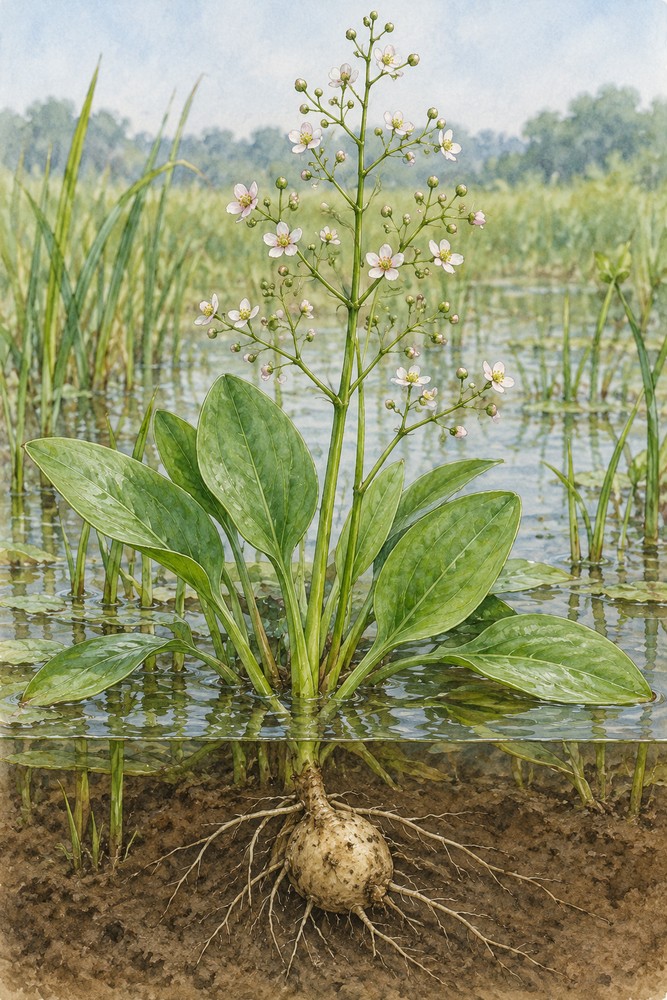 Oriental waterplantain — Living plant / source habitat