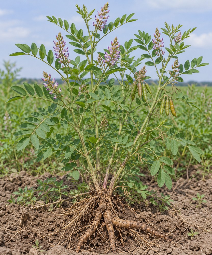 Zhi Gan Cao — Living plant / source habitat