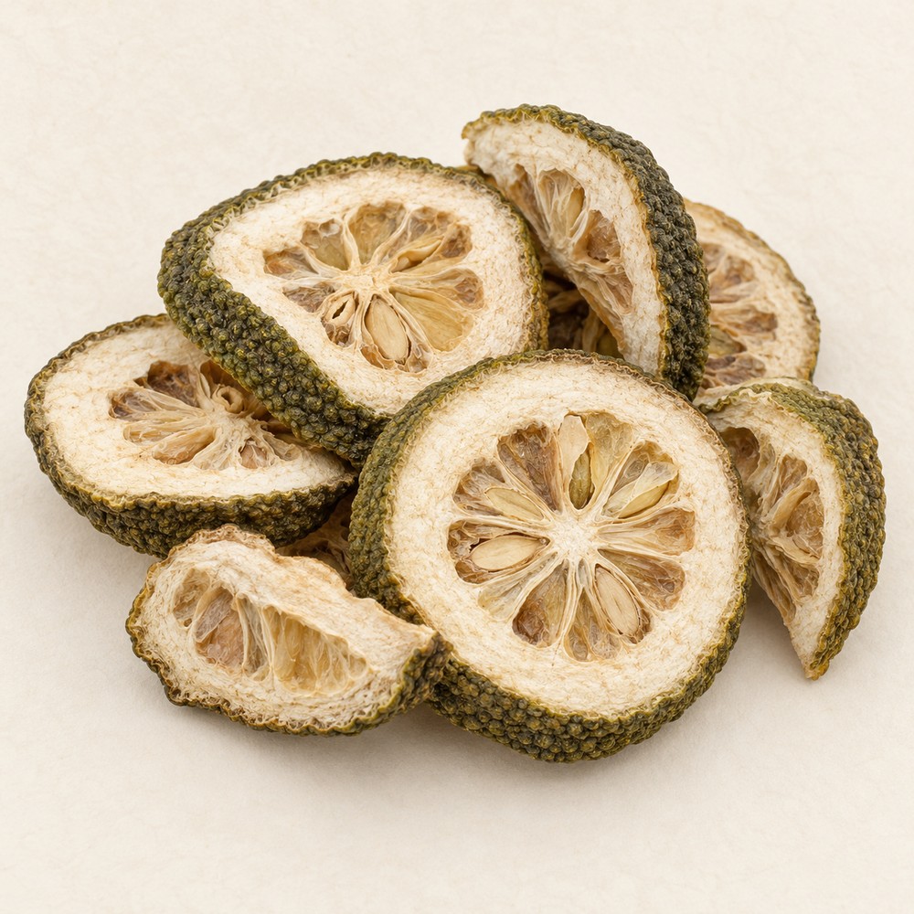 Immature bitter orange — Dried materia medica