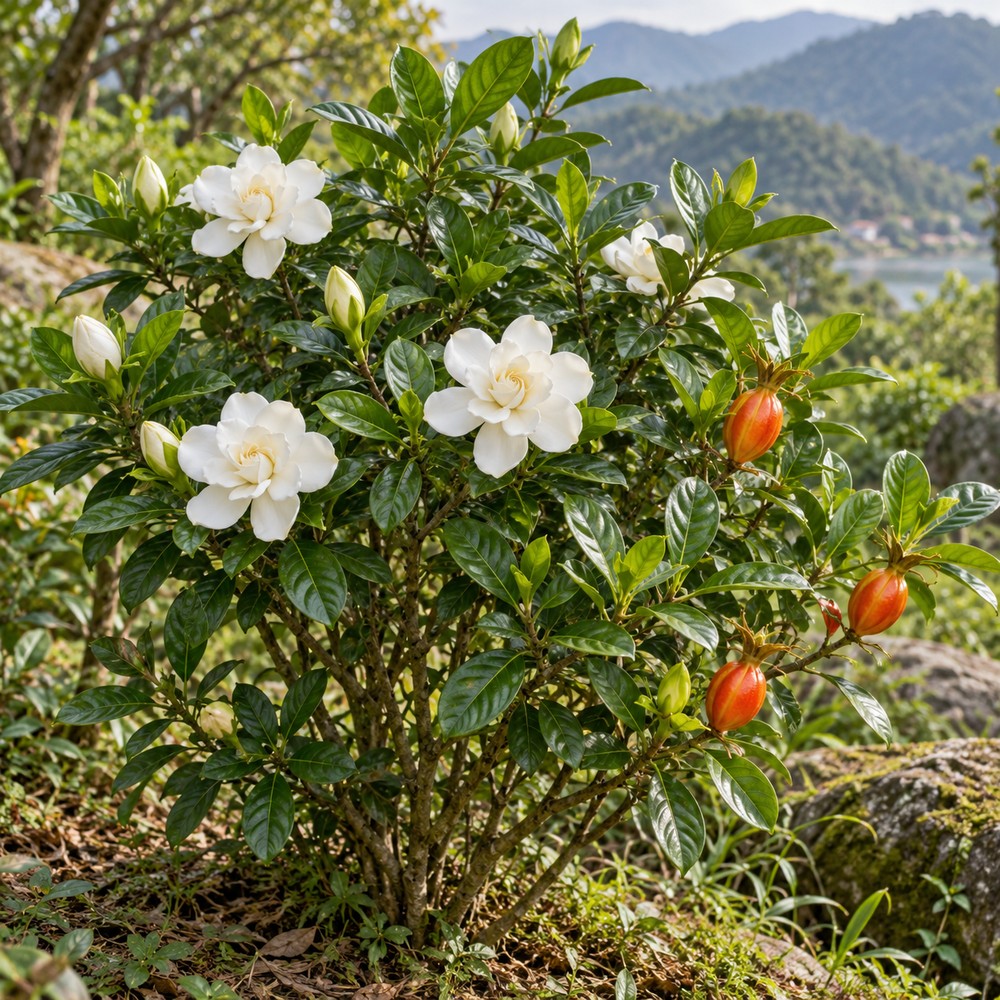 Gardenia fruit — Living plant / source habitat