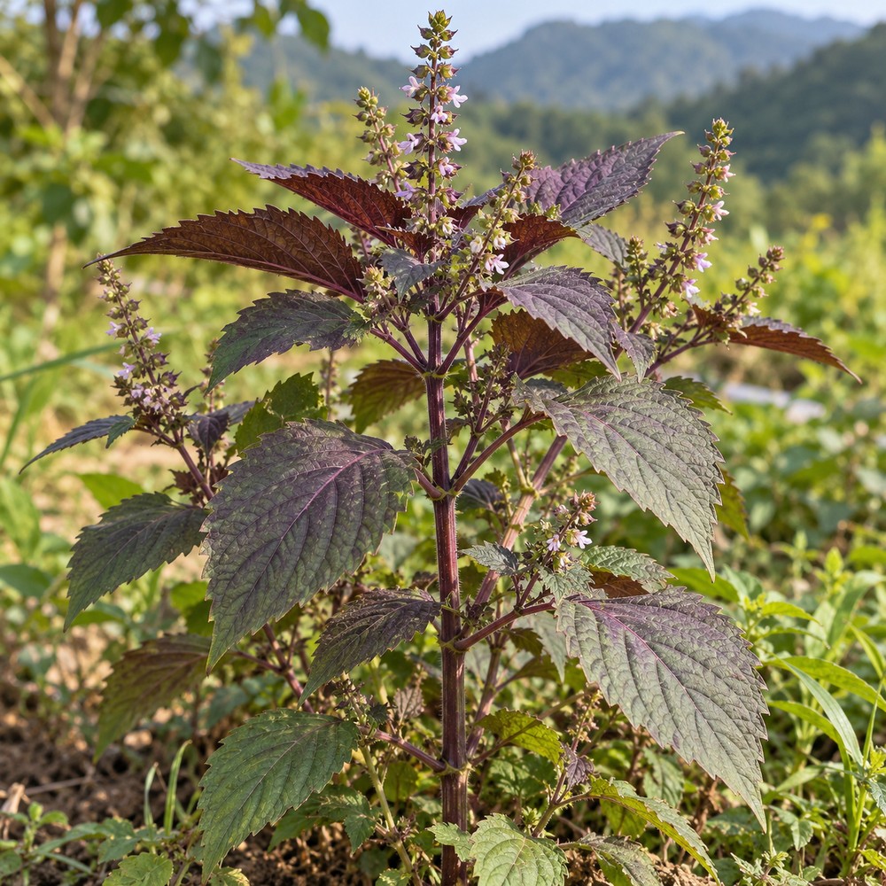 Perilla leaf — Living plant / source habitat